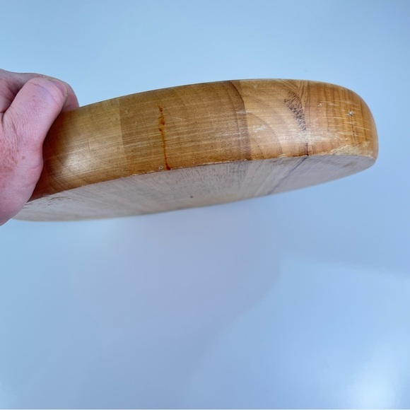 Vintage Wooden Serving Tray by Winsome Wood Chip and Dip Bowl - Picture 5 of 7